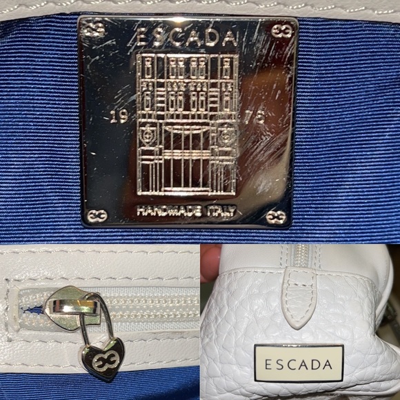 Escada white leather handbag - Picture 16 of 16